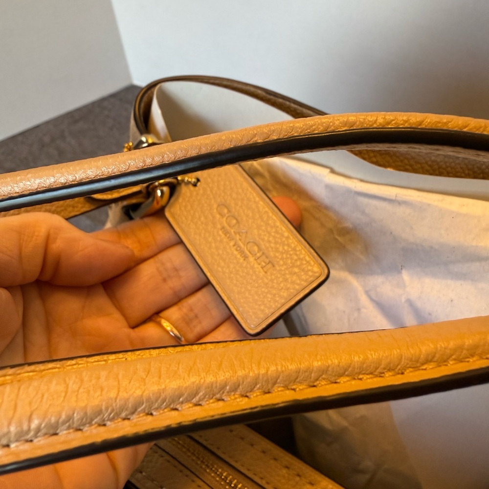 Coach Edie 31 Pebbled Leather Shoulder Bag – Style 57125 - Picture 11 of 12